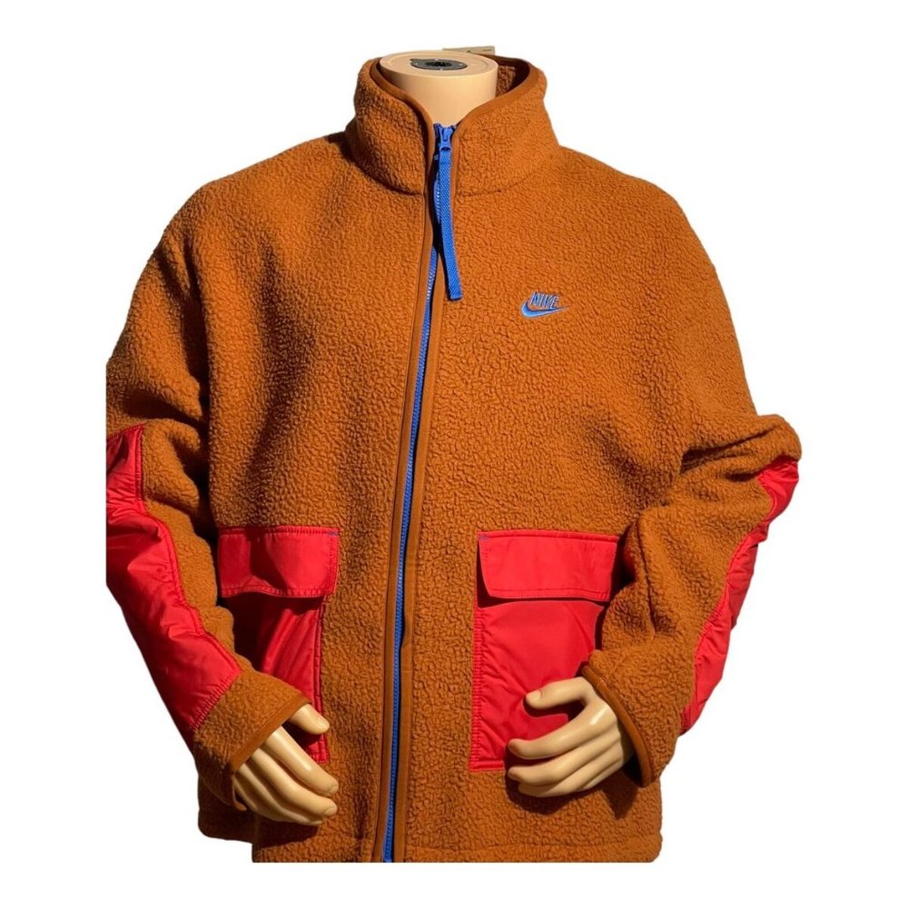 $150 Nike Sportswear Sport Essentials + Mens Fleece Full-Zip Jacket DD5021-246 - Picture 7 of 8